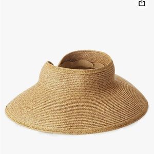 San Diego hat company straw visor .. roll up/ packable
